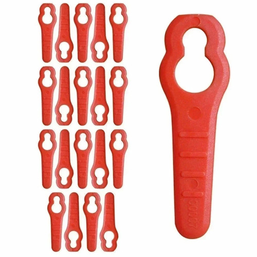 20x plastic lawnmower blades - plastic,