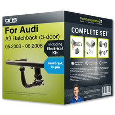 Towbar detachable for AUDI A3