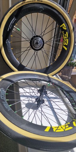 Brompton carbon wheels - carbon, 16”