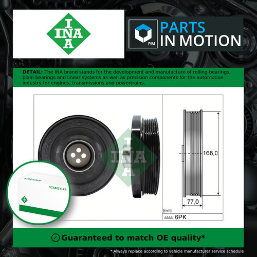 Crankshaft pulley - crankshaft,