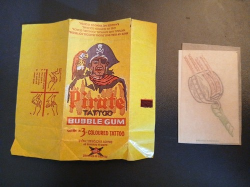 Dandy gum pirate tattoo - gum,