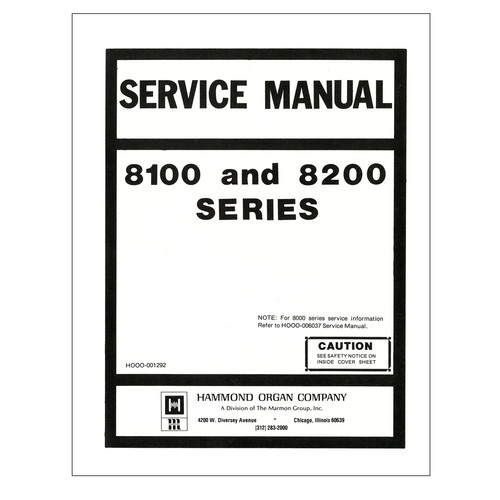 Hammond aurora 8100 8200 - hammond,