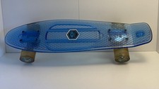 Osprey Cruiser Skateboard Retro 22.5” Blue Transparent penny style