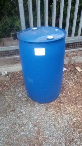 Empty 205ltrs plastic drum - empty,