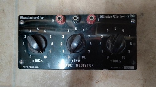 Decade box resistance - box,,