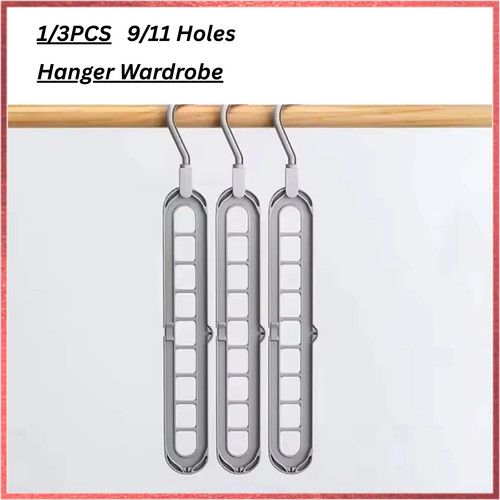 Hole foldable hangers - 9-hole,
