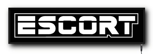 Escort badge emblem led - badge,