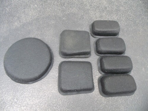 Black helmet pad - pad, commandos