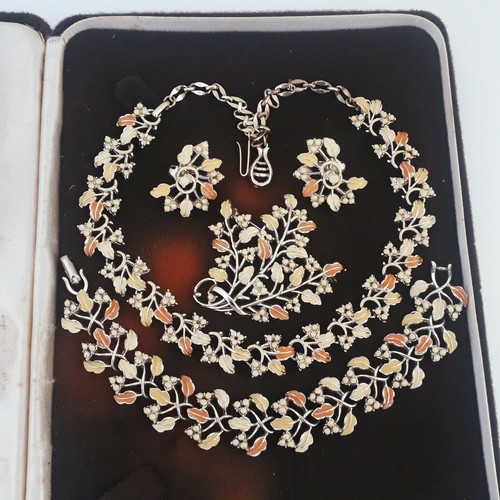 Vintage parure signed - vintage,