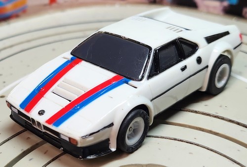 Slot car racing model - car,