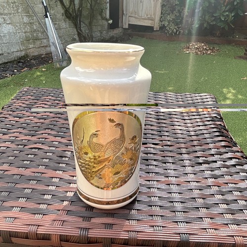 Chokin fine porcelain peacock - porcelain,
