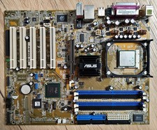 ASUS P4P800 SE Rev. 2.00 Intel 865PE Socket 478 DDR ATX Retro Motherboard + CPU