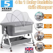 4in1 Baby Bedside Crib Sleeper
