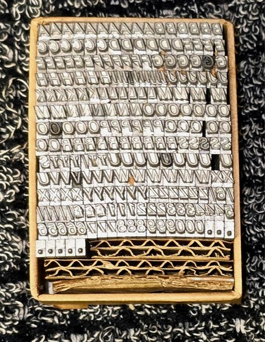 10pt univers caps font - caps, metal