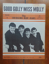 Good Golly Miss Molly The Swinging Blue Jeans Vintage Sheet Music Free Postage