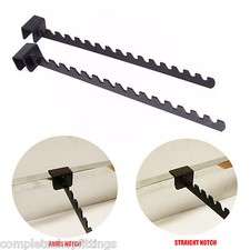 MARKET STALL/MARKETSTALL RETAIL DISPLAY 'ANGLED' STRAIGHT NOTCH ARM BRACKET HOOK