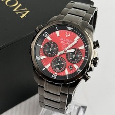 Bulova Marine Star Red Dial