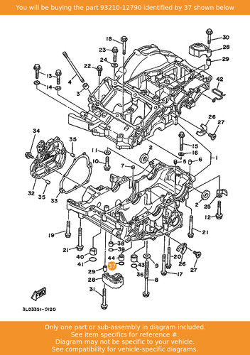 Yamaha ring 93210 - yamaha, 93210-12790