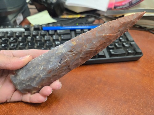 Agate stone spearhead - stone,