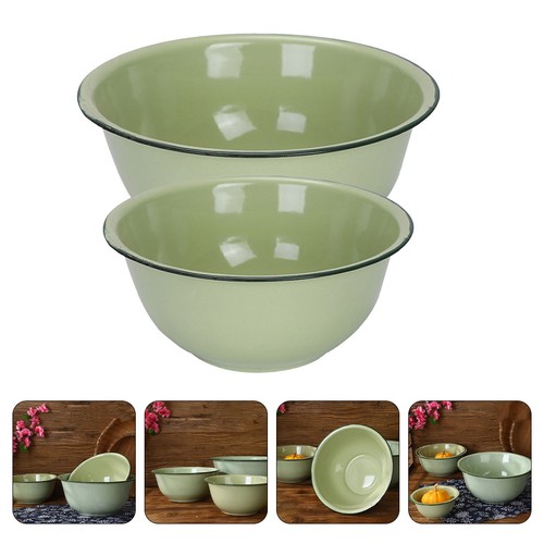 2pcs enamel bowl household - bowl,