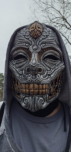 Necromancer mask printed - necromancer, mask.