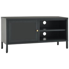 TV Cabinet Steel&Glass Stereo