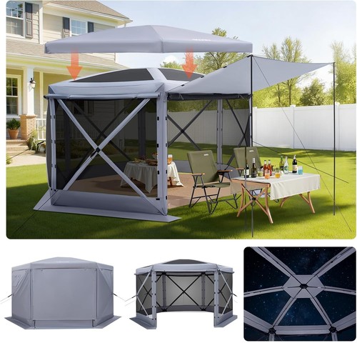 Gazebo screen tent x 12 - x,