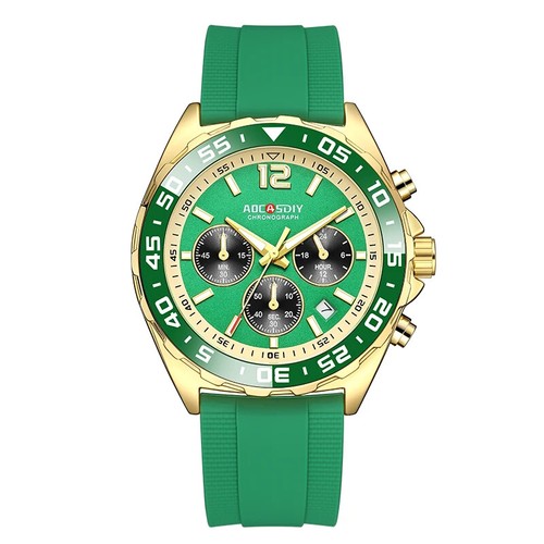 Mens watch luxury silicone - luxury,
