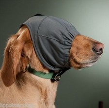 Thundershirt Thundercap for dogs. For excessive barking, anxiety, or fear. 