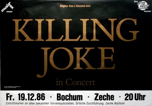 Killing joke 1986 concert - -,