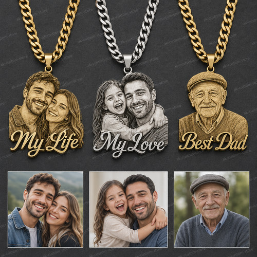 Custom engraved picture name - engraved,
