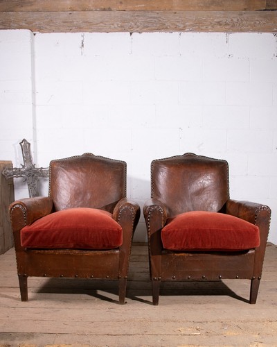 Pair refurbished antique - of,