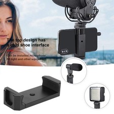 Smartphone Clip Mobile Phone Holder With Cold Shoe Mount 1/4in Screw Hole CT