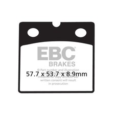 PAIR OF PADS EBC V FA171V FOR BMW 1100 K LT ABS 1989-1991
