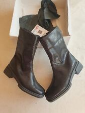 New Sympatex Black Rohde Threaded Boots No. 2929 Sizes 37 & 38 (pa)