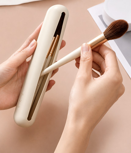 Silicone makeup brush - brush, holder