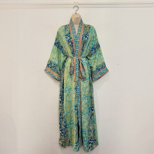 Recycled sari kimono - kimono, |
