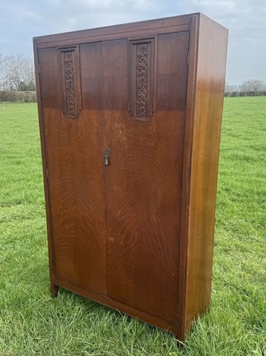 Antique oak art deco edwardian - art,
