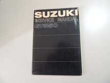 Suzuki GT 550 Workshop Manual Service Repair Work Shop Manual Repair 07.1972