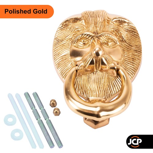 Lion head door knocker solid - door,