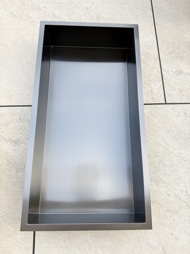Stainless steel shower niche - steel,