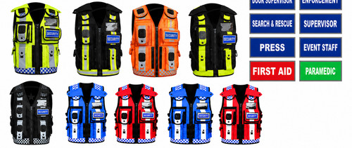 Hiviz security vest tactical - hiviz,