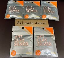 Art Clay Silver 50g Set of 5 Precious Metal Clay Original accessories Handmade