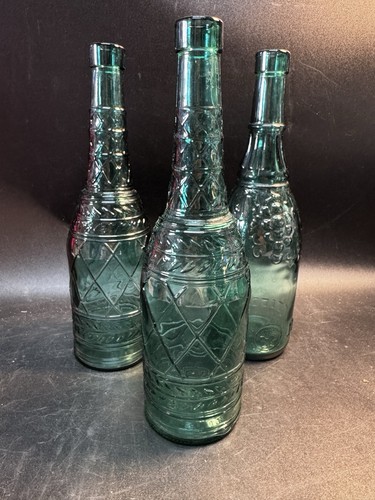 Vintage style green glass - vintage,