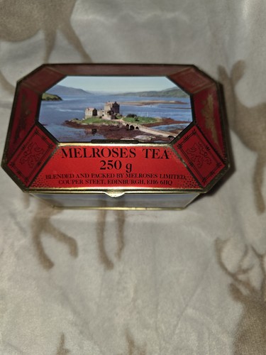 Vintage melrose tea tin - vintage,