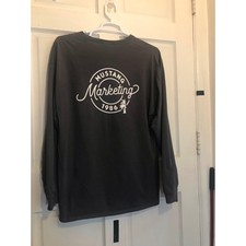 MUSTANG MARKETING T-Snirt Men's 2XL Gray LS