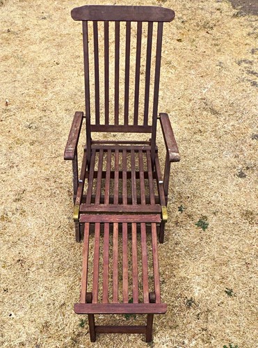 Vintage solid wooden reclining - vintage,