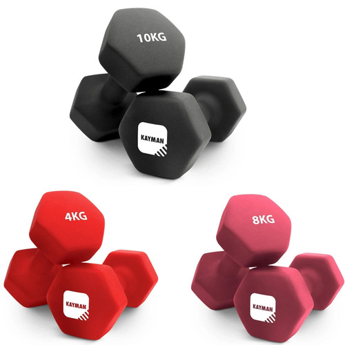 Kayman neoprene dumbbells - kayman,