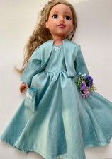 Design a Friend 18 in doll clothes, bridesmaid, ball gown, prom dress