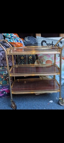 Vintage tea trolley drinks - vintage,